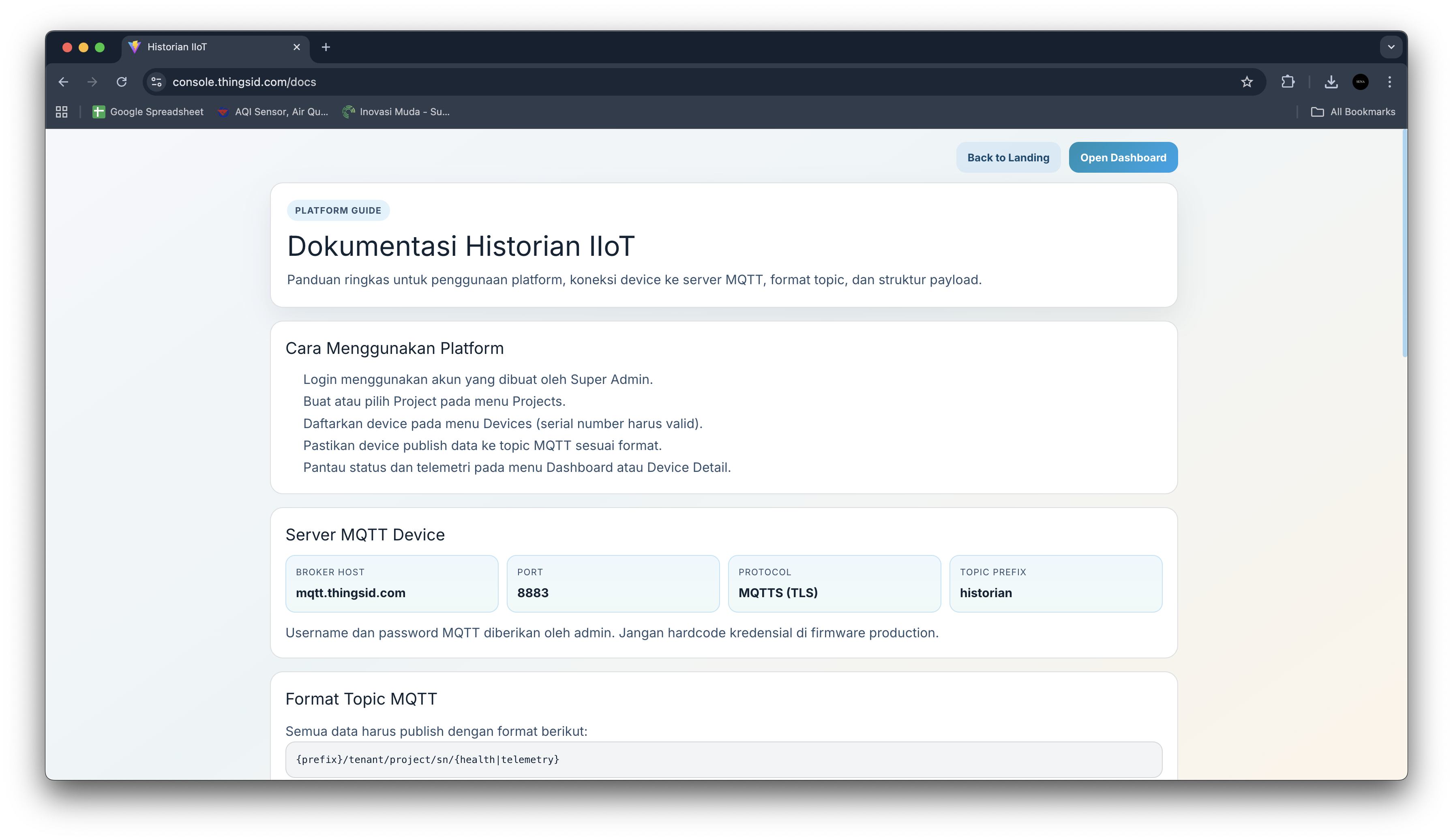 Monitoring real-time IIoT Telemetry